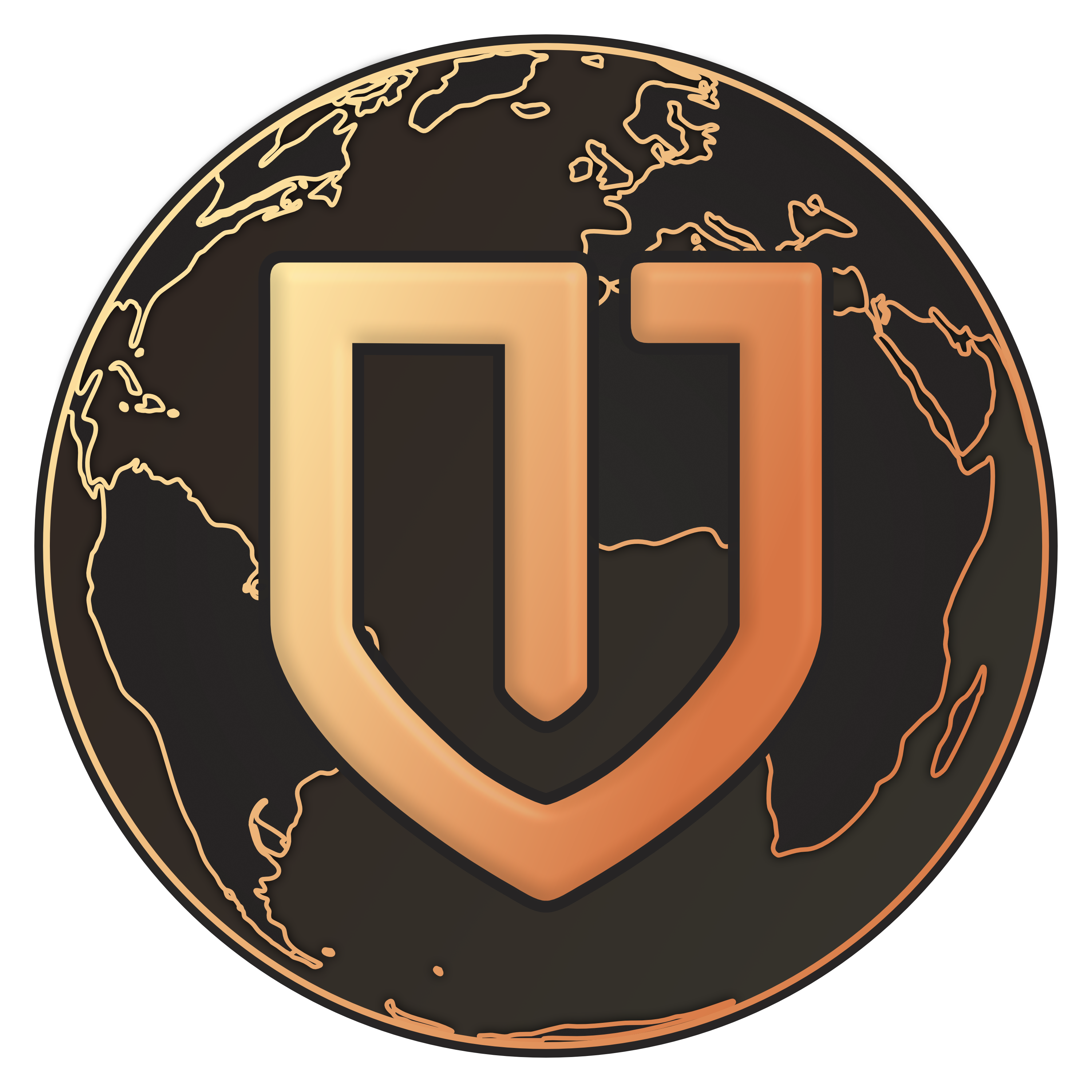 Globe emblem
