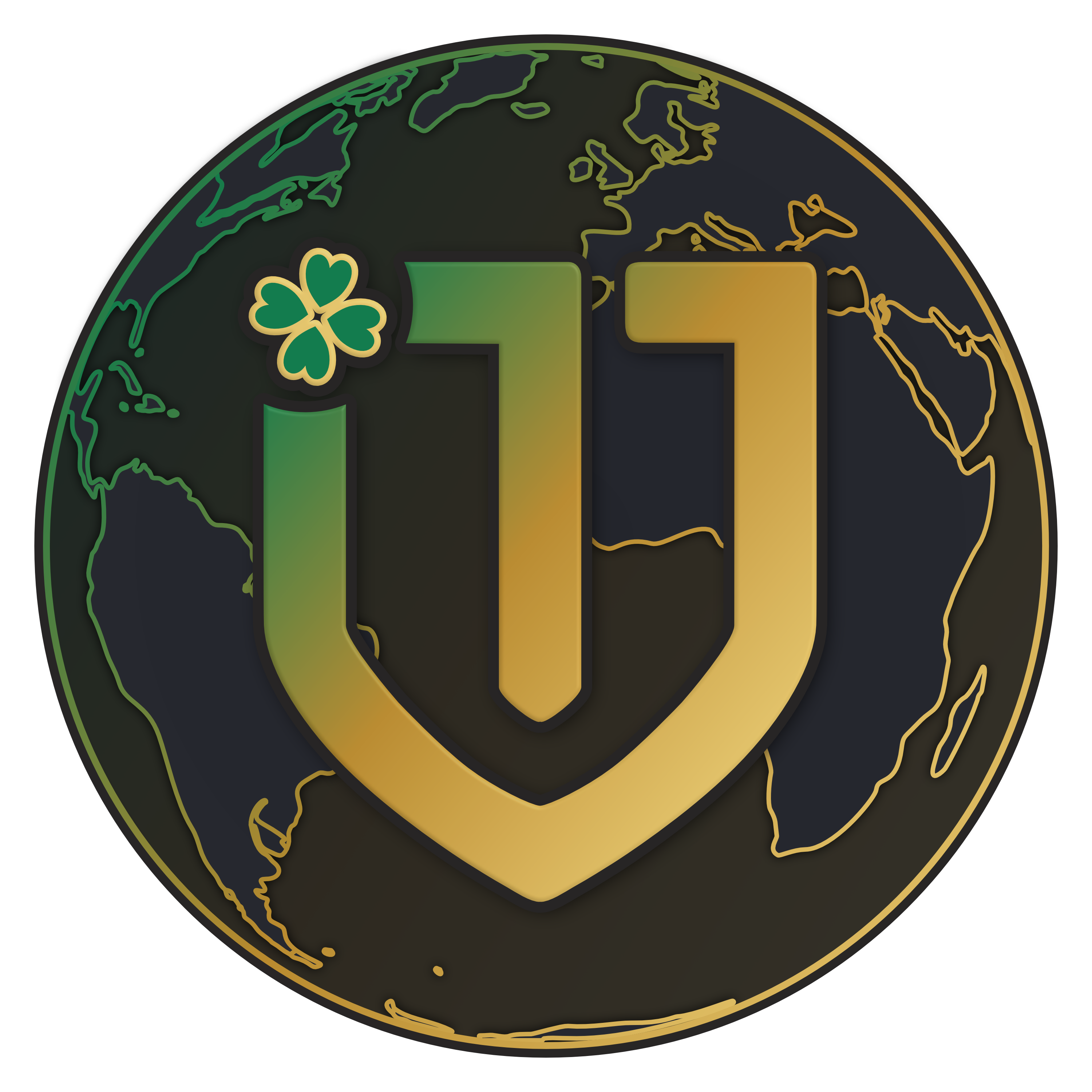 Globe emblem