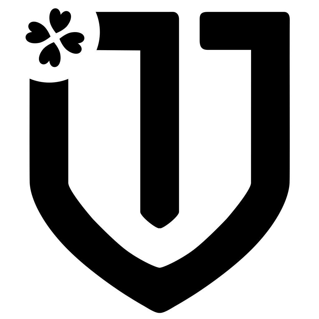 Mono shield, silhouette for paper